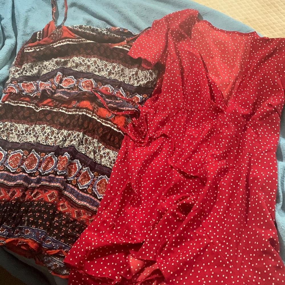 Bundle two dresses and two shirts. Reposh.
